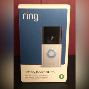 Ring Battery Doorbell Pro Silver